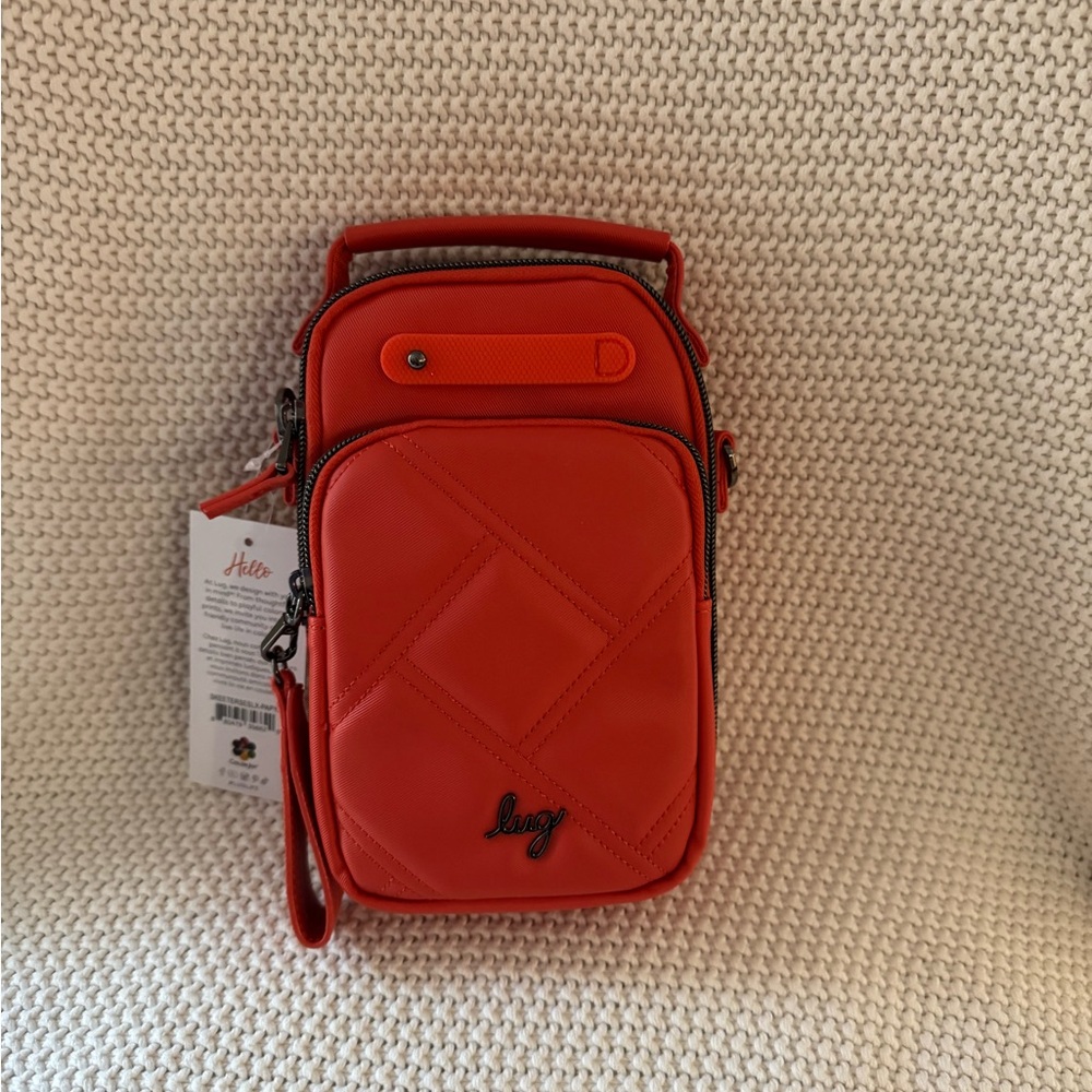 NWT Satin Luxe Mini Skeeter Papaya
